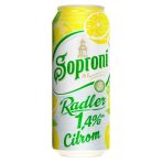 Soproni Radler Citrom 0,5l DOB (1,4%)