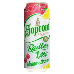 Soproni Radler Meggy-Citrom 0,5l DOB (1,4%)